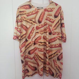 All-Over Graphic Tee - Hot Dogs